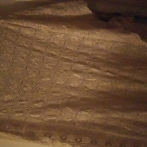 Long Beige  lace table cloth